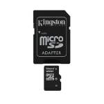 Memóriakártya, Micro SDHC, 32GB, Class 10, adapterrel, KINGSTON