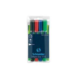 Tábla- és flipchart marker készlet, 1-3 mm, kúpos, SCHNEIDER ”Maxx Eco”