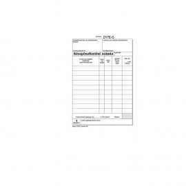 Nyomtatvány, készpénzfizetési számlatömb, egy ÁFÁs, 50x3, A5, VICTORIA PAPER, ”B.13-373”